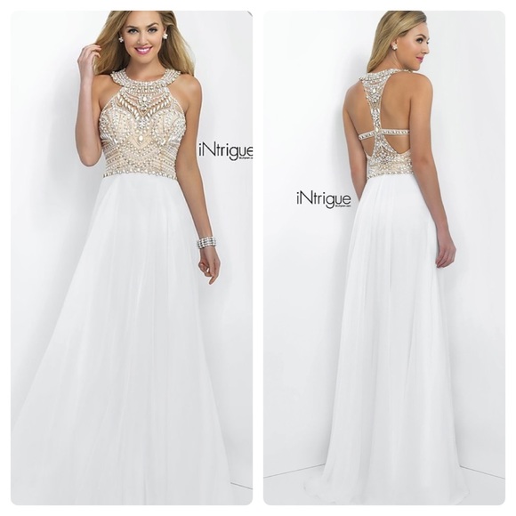 Blush Dresses & Skirts - Intrigue by Blush Beaded Formal Gown